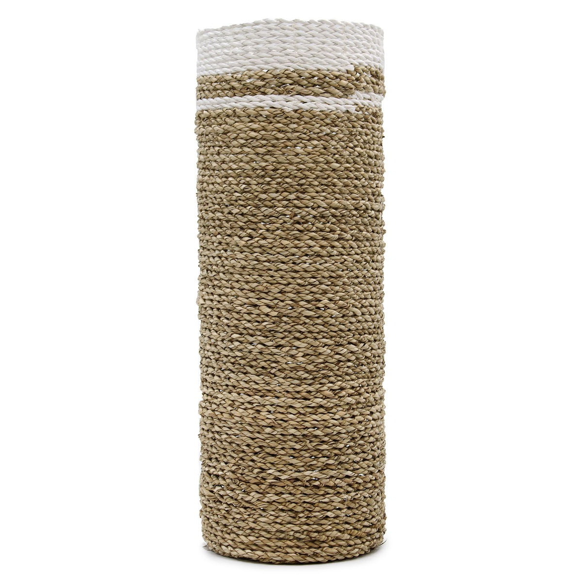 Natural Seagrass Set | 2 Woven Vases & 2 Storage Bins