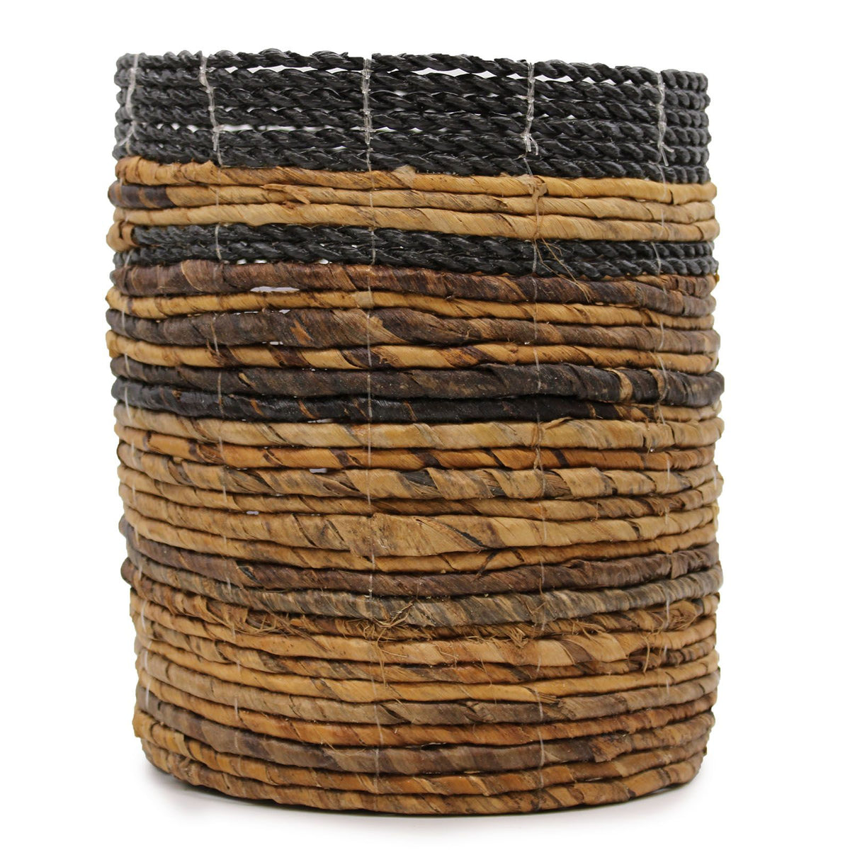 Banana Leaf Set of 2 Vases & 2 Bins | Tropical Home Decor