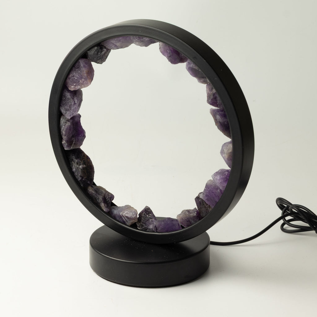 Amethyst Halo Lamp | Natural Gemstone USB Lamp