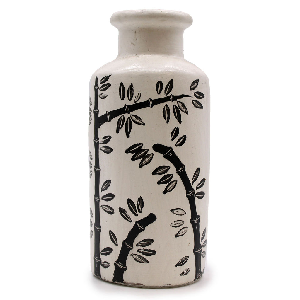 Handmade Lombok Terracotta Vase | Dried Flower Decor