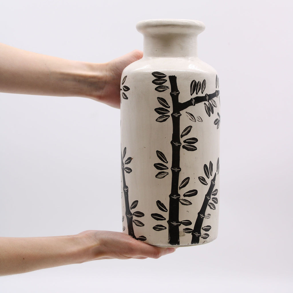 Handmade Lombok Terracotta Vase | Dried Flower Decor